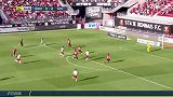 第11分钟兰斯球员多尼斯射门-绝佳机会被扑