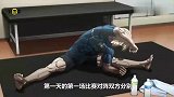 动画：拳手看似柔软，但实际是个绞杀天才，对手被夹晕了！