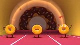 《宝宝巴士美食总动员》比赛 三个甜甜圈竞技跑得最快的遇难题了