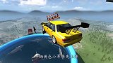 汽车极限挑战“鲨口逃生”，3D动画模拟全过程，画面太刺激！