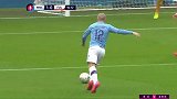 第10分钟曼城球员安赫利尼奥射门 - 打偏