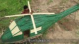 牛人竹子自制直升飞机，能飞起来吗？这操作真牛！