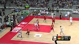 中国男篮-15年-中立男篮对抗赛G2：立陶宛49号单打周琦得分-花絮