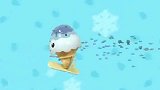 宝宝巴士美食总动员：冰淇淋玩雪 冰淇淋打雪仗时冰块掉下来了