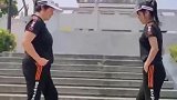 井研湿地公园，来个奔跑上石梯