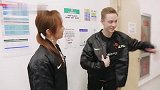美女主持余霜送欧洲选手LPL出征服 双方两度拥抱甜煞网友