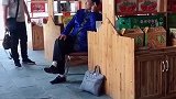兴化唐庄偶遇大衣哥！
