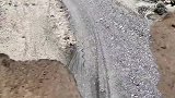 老外人少是有原因的，这么大的泥石流来了还不跑