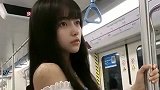 上海地铁上看到的小姐姐，看他纯情的模样，感觉我又一次恋爱了！