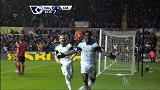 英超-1314赛季-联赛-第25轮-斯旺西城伯尼头球破门-花絮