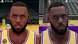 PS4与PS5下的NBA2K球员面部对比 看出变化了吗？
