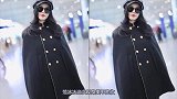 范冰冰涂烈焰红唇再次走机场，小腹依旧惹争议：到底在掩盖什么？