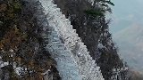 箭扣长城鹰飞倒仰段，近80度的陡坡吓退不少驴友！