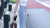 对穿牛仔裤的毫无抵抗力！这身材也太好了吧