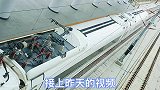 列车受电弓特写！这个角度的高铁，你见过吗？兔子启动声音太好听