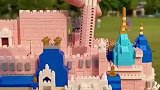 今天侄女过生日，于是用积木拼成了梦幻城堡，这是多少女孩的梦想