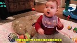 1岁萌娃看到好久不见的哥哥，一声“哇哦”太萌了，最纯真的亲情