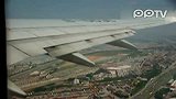 厦门机场波音737起飞录像