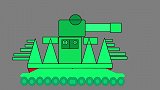 坦克世界搞笑动漫：D系KB44火力很猛，S系三辆坦克都被歼灭