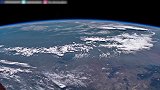 从国际空间站上看地球，见到了美国和委内瑞拉