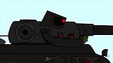 《坦克世界》动画：利维坦确实厉害,被击中后毫无反应！