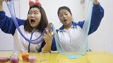 被同桌嫌弃没有星空泥，胖芸儿不服现场制作，无硼砂结局太逗了