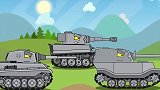 坦克世界动画：这是打的什么，大乱斗啊