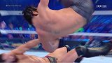 WWE-18年-第34届摔跤狂热：洲际冠军三重威胁赛 米兹VS罗林斯VS巴洛尔-单场