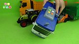 趣味拖拉机和小叉车小汽车玩具