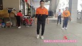 30岁帅哥练习鬼步舞，歌曲好听舞步飘逸，跳起来太有劲了！