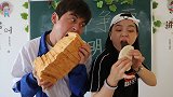 厨神争霸赛：学渣做27层“臭味三明治”，不料竟熏晕老师和同学