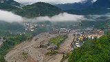 汶川暴雨已致8死26失联 航拍直击汶川三江镇灾后现场