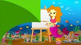 小马国女孩：美人鱼们的绘画作品，来自紫悦的热心帮助！