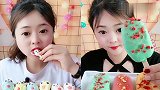 美女直播吃彩色糖果、脆皮雪糕，看着就过瘾，是我向往的生活
