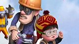 熊出没：熊二真厉害，拿着烟花打坏人，能打准吗