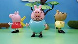 猪爸爸和佩奇的朋友一起玩捉迷藏！猪爸爸怎么找不到乔治呢