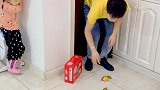 就知道爸爸爱吃橘子还好我聪明！