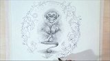 OY原创手绘：钢笔画——猴