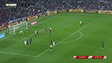 登贝莱右路神级分球 拉基蒂奇插上挑射被没收