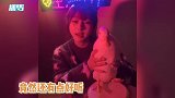 连鸭子都不放过女网红唱歌让鸭子当鼓手，没想到效果意外地好听