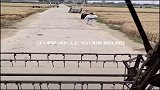 农村收割机，不亲自开一下，不知道多过瘾！