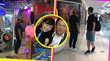 父女情深！黄渤回青岛陪小女儿逛儿童乐园，看女儿玩耍超温馨