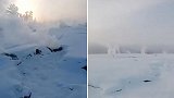 西伯利亚：“冰城”雅库茨克-50℃天气下燃起“僵尸火”