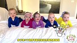 家有5胞胎是什么样的体验出门要推5个婴儿车，再累也很幸福！