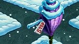 海绵宝宝：海底世界下雪了，宝宝很高兴，很多人在堆雪人