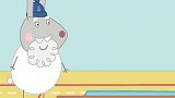 小猪佩奇兔爷爷真会吹牛，他说自己飞过鳄鱼池，还遇见过恐龙
