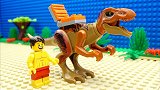 酷玩ING：乐高霸王龙，迅猛龙，翼龙，恐龙侏罗纪探险！