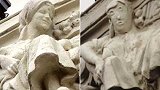 西班牙一雕像被“修复至毁容” 微笑女孩变“黑洞眼+香肠嘴”