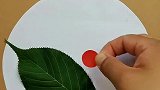 今天做可爱的七彩毛毛虫