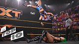 NXT第587期十佳镜头：拉蕾暗器伤人 强尼背后偷袭